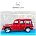 Mercedes Benz G Wagon Maroon 1/41 Scale (4.5 in) with Pull Back Action by Maisto. 
