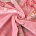 1pc Floral Style Warm Bedspread Fleece Blanket Plaid Travel Shawl Sofa Nap Blanket Home Bedsheet Manta 70X100cm Suitable For Pet. 