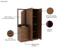 customized wooden wardrobe & dressing table. 