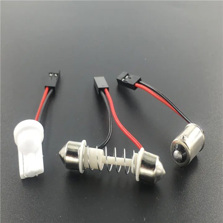 2PCS%20Car%20Auto%20BA9S/Festoon/T10%20W5w%20Led%20Bulb%20Light%20Wire%20Harness%20Adapter%20BA9S/Festoon/T10%20Socket%20Holder%20For%20Dome%20Reading%20Lights%20-%20Image%206