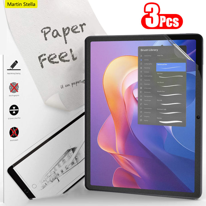 3Pcs Paper Feel Like Screen Protector For Redmi Pad 2 11 inch 2025 Film No Glass