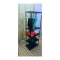 Hanging plastic wardrobe. 