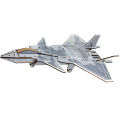 DIY Wooden 3D Fighter Jigsaw Puzzle Kit Handmade Airplane Model Assembly Toy for Children Kids Flying Plane Craft . 