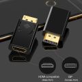 4K DP DisplayPort to HDMI Adapter Converter Display Port DP to HDMI-compatible Adapter Video Audio Plug For Computer TV Laptop. 