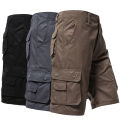Men's Cargo Shorts Big Size Sports Knee Shorts Classic Short Pants Streetwear Hip Hop Straight Loose Pants. 