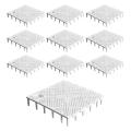 10Pcs Fish Tank Bottom Filter Plate Sand Gravel Filter Board Grid Divider Tray Splicing Combination Clapboard for Aquarium Part. 