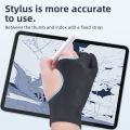 Two Finger Anti Fouling Glove For Tablet Phone Drawing Write Gloves For Ipad Pro Air Mini Anti Accidental Contact Gloves. 