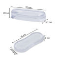 Toilet Cover Anti Slip Pad Anti-Collision and Soundproof Transparent Pad Furniture Soundproofing PU Material for Home Use.