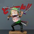 15cm One Piece Luffy Figures Three Captains Sanji Monkey D Luffy Roronoa Zoro Action Figure The Hungry Trio PVC Anime Model Toys. 