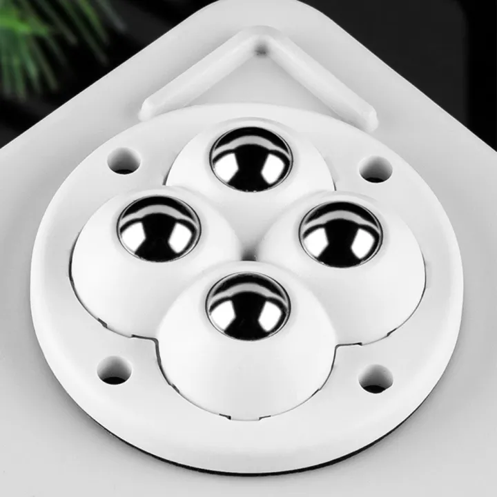 20-4PCS%20Furniture%20Casters%20Wheels%20Heavy%20Duty%20Ball%20Pulley%20Self%20Adhesive%20Stainless%20Steel%20360%C2%B0%20Rotation%20Universal%20Wheel%20No%20Noise%20-%20Image%203