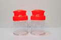 Pack of 2 Plastic salt dispenser. 