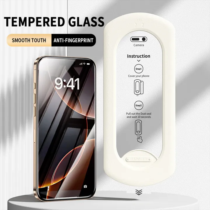 Screen%20Protector%20for%20IPhone16%2015%2014%2013%2012Pro%20Max%20Glass%20HD%20Full%20Tempered%20Glass%20Protection%20for%20iPhone%20X%20Pro%20Plus%20Automatic%20-%20Image%206
