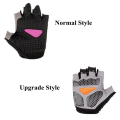 Women Cycling Bicycle Gloves Half Finger Gym Gloves Men Mitten Breathable Anti-slip Glove Fitness Sport Training Gloves. 