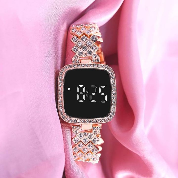 Luxury%20Diamond%20Watches%20for%20Ladies%20Premium%20Quality%20and%20Premium%20Designs%20and%20Premium%20Pack%20Pure%20Metal%20Body%20Touch%20Screen%20watch....%20-%20Image%202