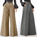 Wide Leg Pants For Women Pants For Women Palazzo Pants Summer Printed Cropped Linen Comfy Baggy Trousers With VêTements Femme.
