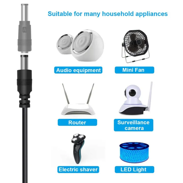 USB%20to%20DC%205.5*2.1mm%20Cable%20Boost%20Converter%20Step-up%20Cord%20%20USB%20A%20Male%20to%203.5%20Jack%20Connector%20DC%205V%20for%20MP3%20Camera%20Power%20Bank%20Scanner%20-%20Image%203