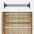 4/8pcs Flange Seat Wardrobe Clothing Pole Bracket, Clothing Pole Support Fixed Seat Hardware Accessories. 