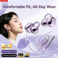 Clip-on Type C&3.5mm Wired Control Headphones HIFI Sound Sports Earbuds Handfree Gaming Headsets Earphones in HD Mic For .