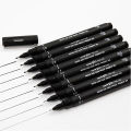 Uni line cutting pen black ink brush head 0.03-0.8mm. brush fineliner. 