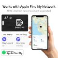 AIYATO Wallet Tracker Card Wireless Charging Location GPS Smart Tag Airtag Work with Apple Find My APP Air Tags for IOS. 
