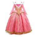 Girls Sleeping Beauty Aurora Princess Halloween Cosplay Dress Off Shoulder Kids Gift Carnival Party Fancy Princess Clothing. 