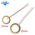 10/20pcs Piezoelectric Piezo Ceramic Wafer Plate Plate Piezo Element Diameter 27mm 35mm with Wire for Buzzer Loudspeaker. 