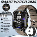 New For Smart Watch Men Flashlight Waterproof Outdoor Sport Tracker Bluetooth Call Smartwatches Women.