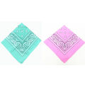 1/2/3Pcs Unisex Men Women Cotton Bandana Hairband Cowboy Mens Biker Sports Headwear Wrist Hairwrap Single Head Wrap Scarf.
