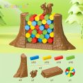 Kids Balance Tower Board Game Stacking Blocks Puzzle Toy Family Games Save The Collapsing Squirrel For Toddlers  . 