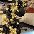 Black Gold Balloons Garland Arch Kit Birthday Party Decoration Kids Birthday Anniversary Party Supplies Baby Shower Balloon. 