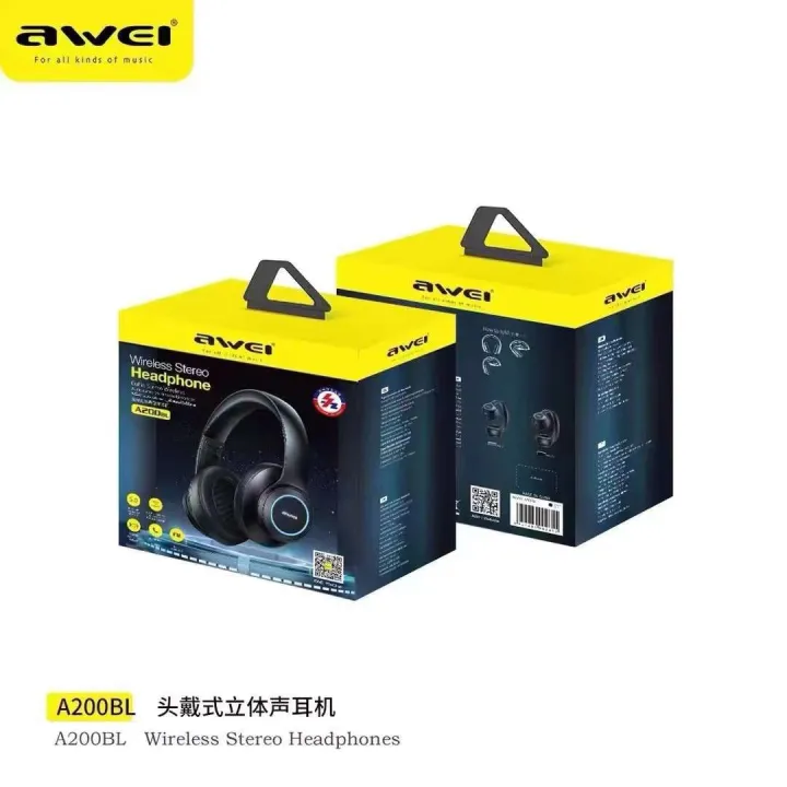 Awei%20A100BL%20Bluetooth%20headphones%20Foldable%20Strong%20Bass%20-%20Image%202