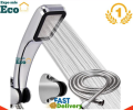 Rabbit mall shower set, high pressure shower set, 5 adjustable pressure shower set with shower + 1.5 strap + hanger. 