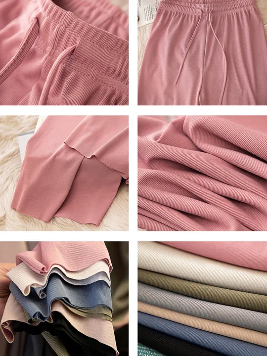 Women%20Long%20Pants%20Causal%20Elastic%20Waist%20Loose%20Basic%20Long%20Trousers%20For%20Female%20Spring%20Summer%20Wide%20Leg%20Long%20Pants%20-%20Image%206