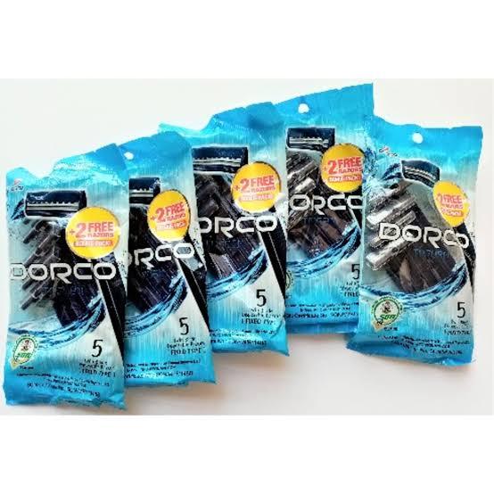 DORCO Twin Blade Disposable Razors, 5 pack - 25 Pcs | Daraz.pk