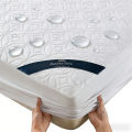 Waterproof Antibacterial Queen Mattress Protector, Ultrasonic Quilted 30cm Deep Pocket with Elastic Band Non-Slip Fitted Sheet. 
