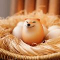 Dog Squishy Egg Toys ! Shibako Egg Shiba Inu Egg Slow Rising Squishy - Dog Egg Toy Stress Relief - Dog Eggs Decompression Toy.