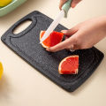 1 Piece Sesame Dot Texture Plastic Cutting Board Set, Household Cutting Board, Hangable, Non-Slip, Thickened, for Categorized Cutting.