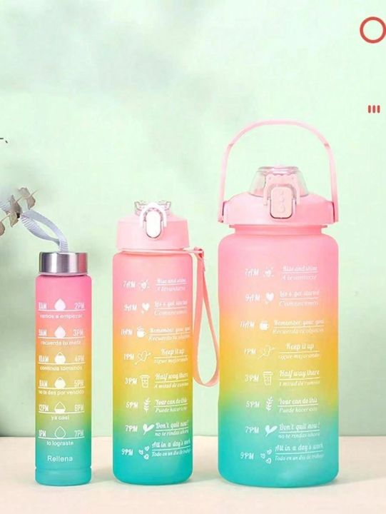 Pack%20Of%203%20Large%20Water%20Bottles%20Motivational%20Drinking%20Bottle%20Sports%20Straw%20Bottles%20With%20Time%20Marker%20Plastic%20Cups%20Outdoor%20-%20Image%205