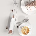 Electric Milk Frother Kitchen Drink Foamer Mixer Stirrer Coffee Cappuccino Creamer Whisk Frothy Blend Egg Beater.