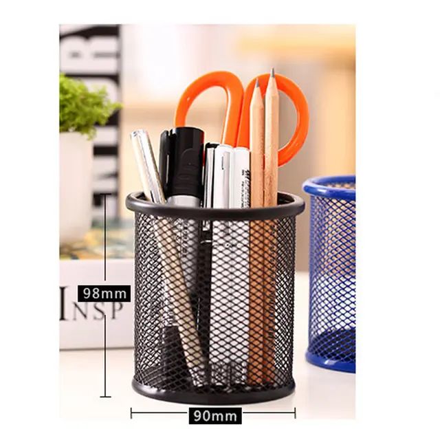 desktop%20table%20promotion%20custom%20multi%20purpose%20single%20stand%20office%20mesh%20metal%20black%20pencil%20cup%20pen%20holder%20-%20Image%205