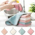 Kitchen Towels for Home Soft & Absorbent Hand Towel for Kitchen Cleaning & Quick Drying of Plates & Glasses Microfiber Cloth for car Bike Cleaning and Home Cleaning Multicolor (1PCS). 