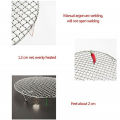 13-35cm Stainless Steel Round Bbq Net With Foot Barbecue Round Cooling Baking Rack Camping Outdoor Mesh Wire Net. 