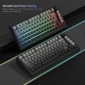 134+ Keys Gradient Gray RGB Backlit PBT Keycaps Custom Double Shot Keycaps for Cherry Gateron MX Switches Mechanical Keyboards. 