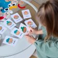 Social Emotional Learning Games Montessori  Funny Face Toys to Express Emotions Expression Recognition Toys For Toddlers. 