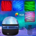 1pc Northern Lights LED Atmosphere Projector,7 Modes, Starry Rotation Projection,USB Powered,Remote Control,For Bedroom Decor. 