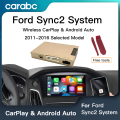 CARABC Wireless Carplay Android Auto for Ford Sync2 System Explorer Focus Fiesta C-max Edge F-150 Fusion Taurus Decoder box. 
