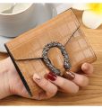Leading Crocodile Pattern Wallet Women's Fashion Simple Multifunctional Coin Purse Mini Women's Small Bag Card Bag.