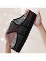 Men  Briefs Mesh Sheer Underwear Low Rise U Convex Pouch Panties Mesh Transparent Breathable Lingerie String Homme. 