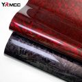Carbon Fiber Vinyl Film Self Adhesive  Auto Tuning Vinyl Wrap Glossy Black Red Car Body Film Motorcycle Stickers Car Accessories. 