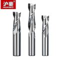 HUHAO 4 6 8 20mm HRC65 Milling Cutter HSS M2 End Mill Carbide 2 Flutes Spiral Router Bit CNC Tools for Aluminum Stainless Metal. 